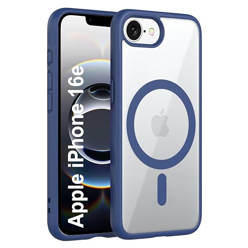 Image of Zapcase Back Case Cover for iPhone 16e | Compatible for iPhone 16e Back Cover | Scratch-Resistant | Navy Blue