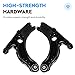10PCS Front Lower Control Arms w/Ball Joints for Volkswagen Beetle 01-10, for Golf 03-04, for Jetta 01-05, Sway Bars + Outer Tie Rods Suspension Kit K640176 K90355 K90357 K90715 ES3525 ES3524 EV400