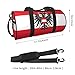 MeiKeKeMei Round Duffle Bag Austrian Flag Unisex Travel Bag Duffle Bag