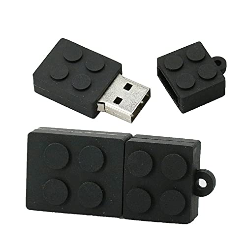 OneSquareCore 4GB Clé USB en Forme de Blocs de Construction, Stylo Drive Memoria Flash, Pendrive Disque Flash (Noir)