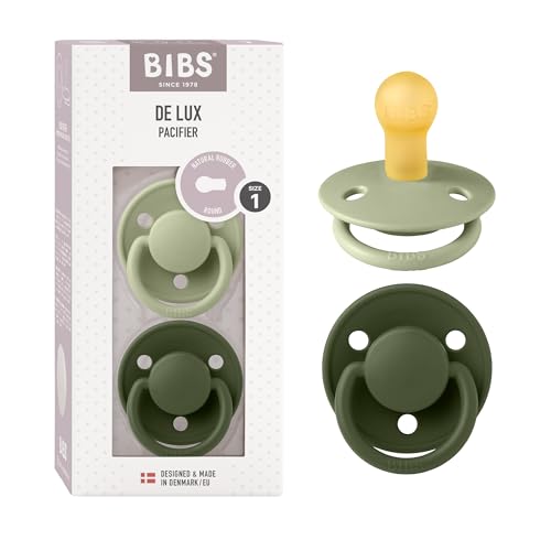BIBS De Lux Schnuller 2er-Pack, BPA-frei, Kirschform Nippel....