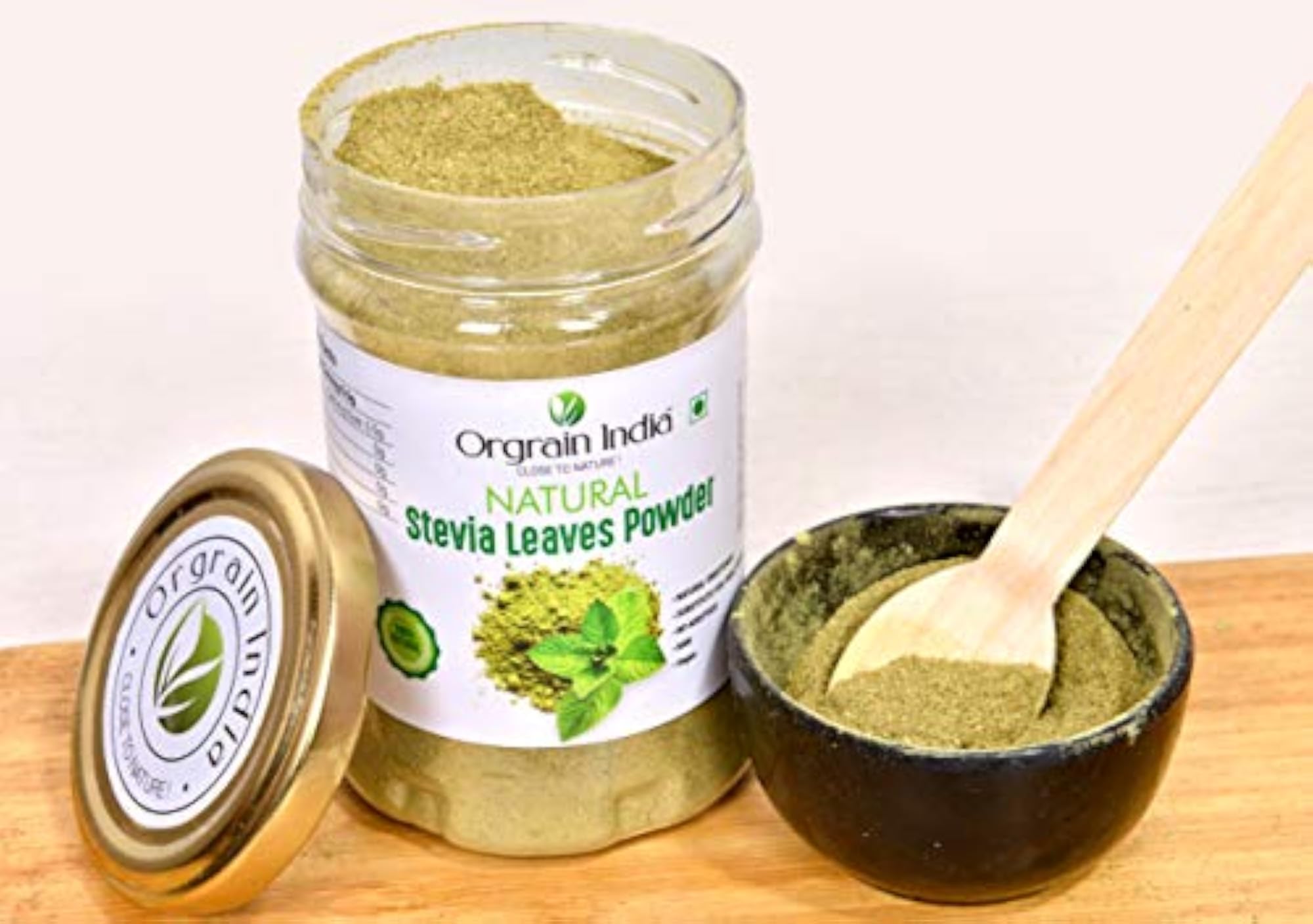 Pure Stevia Leaves Powder, 100g