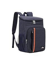 Zaino Termico Frigo 22L, Borsa Termica Porta Pranzo, Borsa Frigo Isoterma Impermeabile O cibi e Bevande Refrigerati per Picnic Escursionismo Campeggio Barbecue Campeggio Eventi Sportivi(Blu sea)