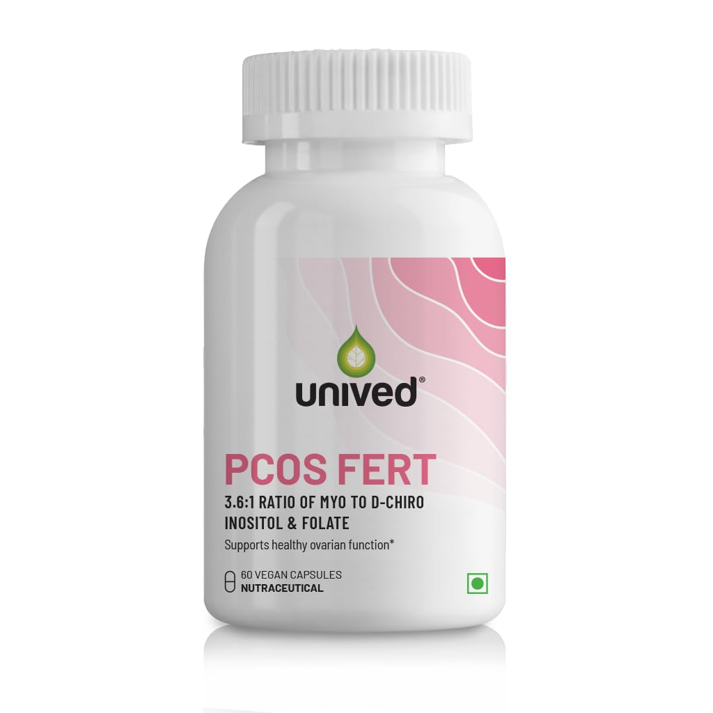 Unived PCOS Fert, 3.6:1 Myo-Inositol to D-Chiro-Inositol with Natural Caronisitol®, Supports Healthy Ovarian Function, One Month Supply (B08XK3CF6C) Amazon Price History, Amazon Price Tracker