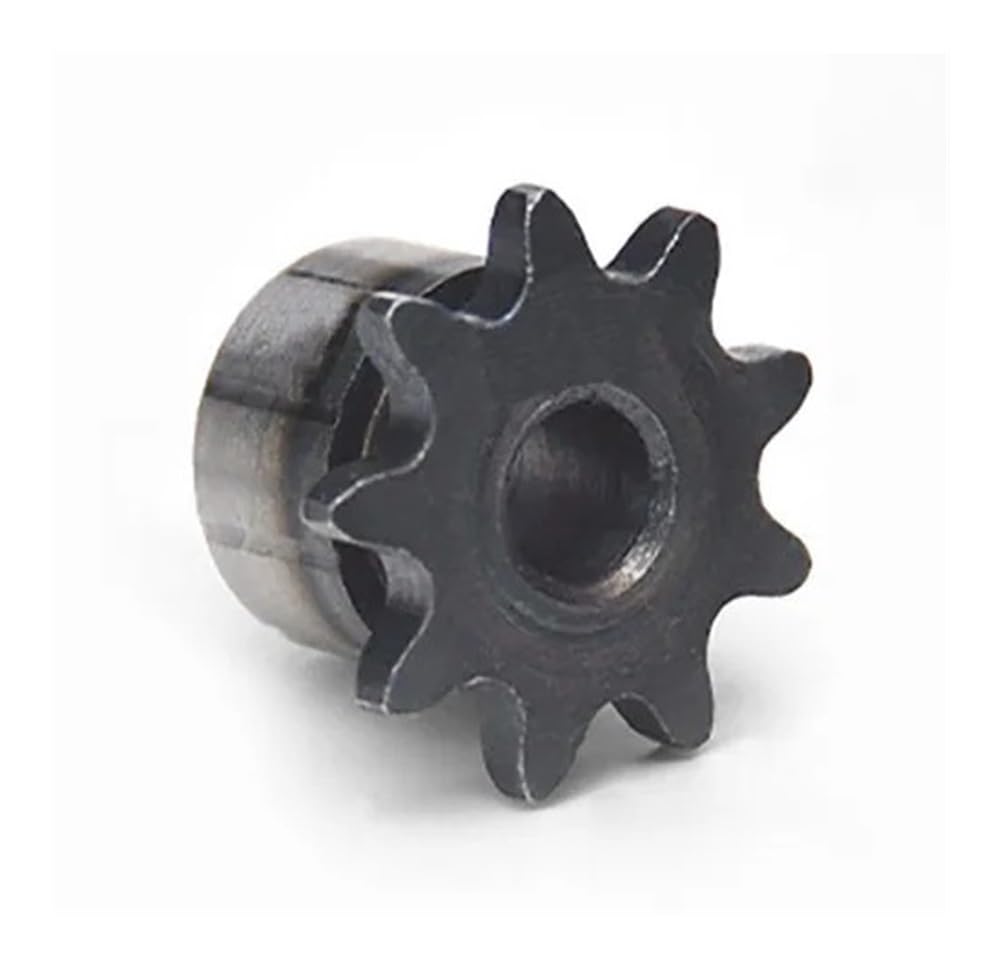 Pignone for catena a rulli dentati, 1 pezzo, ingranaggio for catena 04C, 45/46/47/48/50/55/60/70/80 denti, foro di processo for ruota dentata industriale for catena a 2 punti(04c 80teeth)