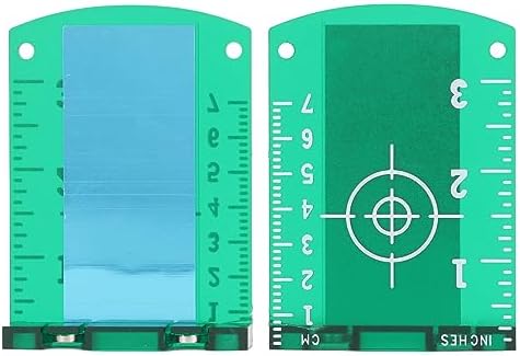 Tarjeta de Placa de Objetivo de Suelo Magnético de 2 Uds, Placa de tarjeta de objetivo láser con Sop...
