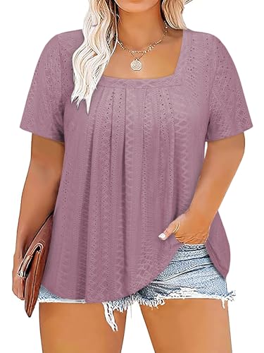 Siddhe Plus Size Summer Shirts for Women, Plus Size Womens Blouses Dressy...