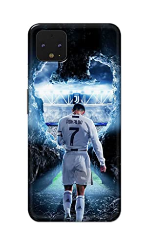 Image of Printed Hard Back Cover Case for Google Pixel 4 Back Cover (Footbal Legend) -702