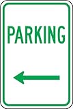 Accuform Signs FRP225RA Engineer-Grade Reflective Aluminum Parking Sign, Legend 