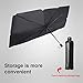 helloleiboo Car Windshield Sun Shade UV Rays and Heat Sun Visor Protector Foldable Reflector Umbrella brella Shield