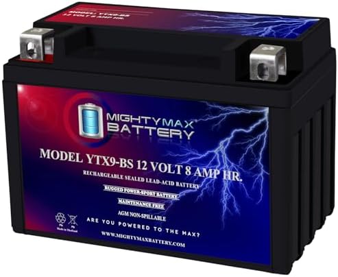 Mighty Max Battery YTX9-BS SLA Battery for Honda CBR600F F3 1995-...