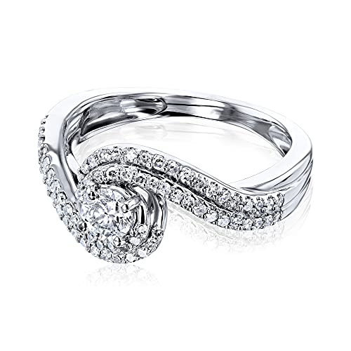Kobelli Diamond Dual Wave Engagement Ring4