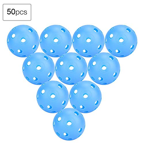 Bola de golfe, 50 pcs Bolas de Prática de Golfe de Fluxo de Ar Oco de Cor Sólida, Boas Característic