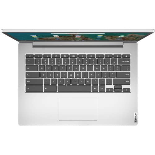 Image of Lenovo Chromebook 3 14 inch Laptop, 14.0 inch HD (1366 x 768) Display, Intel Celeron N4020 Processor, 4GB LPDDR4, 32GB SSD, Intel UHD Graphics 600, Chrome OS, 82C10004US, Platinum Grey