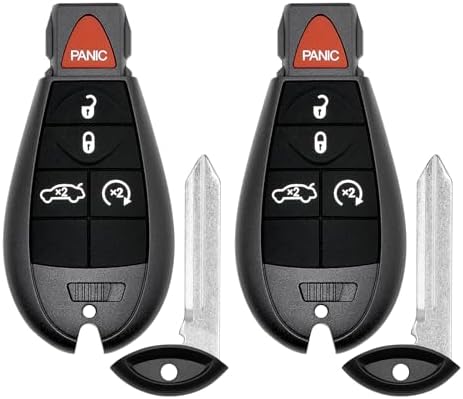 Replacement Key Fob Shell For Dodge Challenger Charger Durango Chrysler 300 - Keyless Entry Case