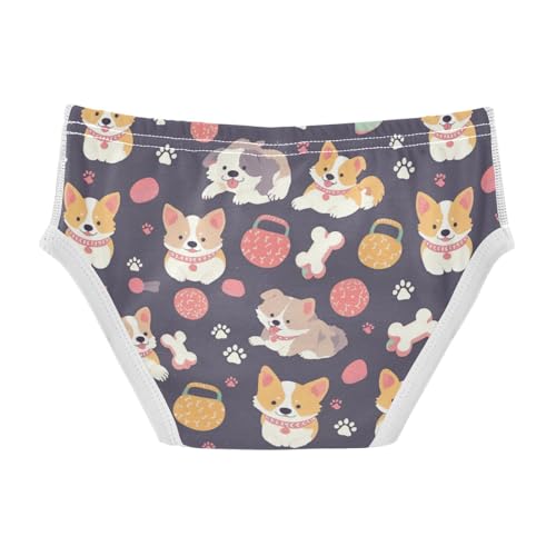 Wusikd Balls Paws Boys' Underwear Cotton Cute Dog Boys Briefs Soft Toddler Underwear 2T2