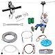 VEVOR Zipline Seilrutsche, 30,48 m Seilbahn Kinder, Zip Line Kit für Kinder und Erwachsene bis 226,8 kg, Backyard Zip Line Kit mit Verbessertem Federbremssystem, Seilbahn für Garten, Außenbereich usw.