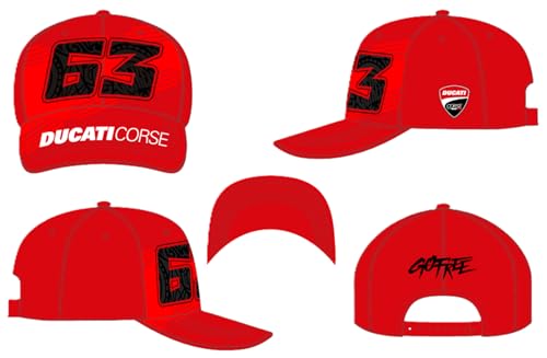DUCATI BAGNAIA,CAP,BAMBINO,RED,