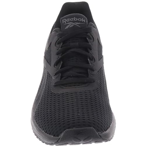 Reebok Women's Lite Plus 3.0 Running Shoe, Black/Pure Grey/Acid Yellow, 5 US Women