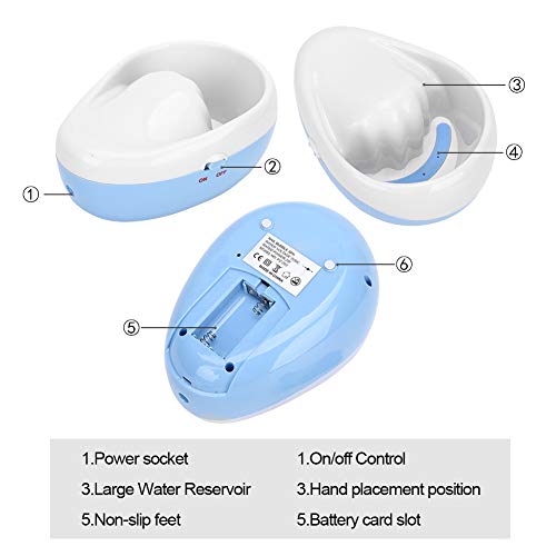 Electric Bubble Nail Soaking Bowl for Hand SPA Soften Cuticles Soothing — view 3