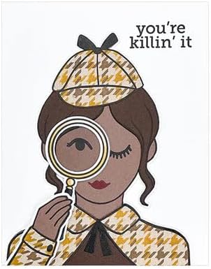 Hero Arts Miss Detective Clear Stamp Set, Metal