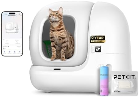 PETKIT PuraMax 2 Automatic Self-Cleaning Cat Litter Box, App Control Automatic Litter Box with Safet...