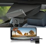 Fitcamx Dash cam Anteriore 2160P+Posteriore 1080P Adatta per Renault Clio VI 2025 2026(D1320), OEM Cameras per Auto, Doppio 4K Video HD wifi, G-Sensor, Registrazione Loop, WDR, Plug&Play, Scheda 128GB