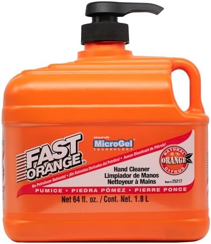 Permatex 25217 Fast Orange Pumice Lotion Hand Cleaner, 1/2 Gallon