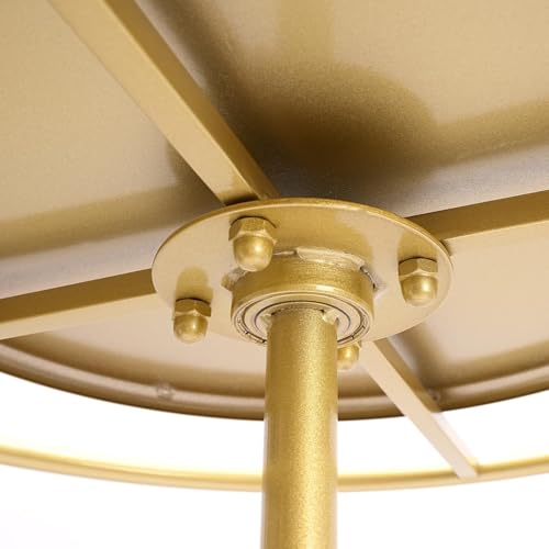 Support de rangement multifonction et présentoir métallique rotatif de sol - 5