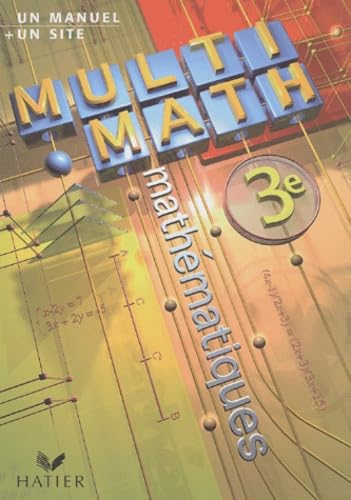  Mathématiques 3ème Multi-math