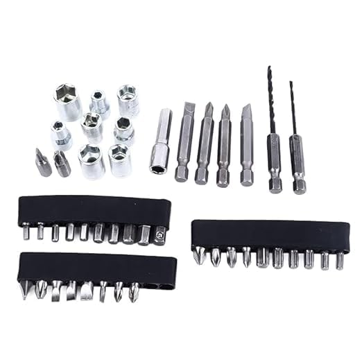 Image of 47 Pcs Rechargeable Electric Screwdriver Set With Torque Control, LED Light, Multi-Bit Accessories & Storage Case For Home, DIY Or Professional Repair Work