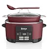 Ninja MC1000 Foodi PossibleCooker 85 Quart Multi Cooker with 4 in 1 Slow Cooker Dutch Oven More Glass Lid Integrated Spoon Nonstick Oven Safe Pot to 500F Cherry Tarte Renewed