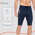 GoldFin Mens Wetsuit Pants, Wet Suit 2mm Neoprene Adjustable Drawstring Shorts for Water Sports Swimming Surfing Snorkeling Kayaking Diving - Image 4