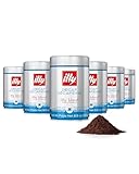 Illy Caffe Coffee Coffee - Espresso and Drip - Ground - Medium Roast - Decaf - 8.8 Oz - Case of 6