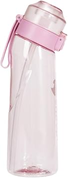 650ml Air Up Pod Water Bottle | Flavor Water, Water, Water Starter Set for Drink, Gym, Fitness, School, Office, TravelPink + 7 Flavors