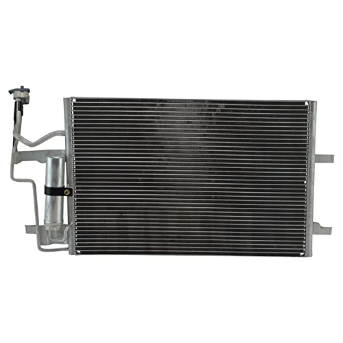 Image of TRQ A /C Condenser and Receiver Drier Assembly Compatible with 2004-09 Mazda 3 2006-10 5