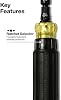 Klein Tools 32500HDRT Destornillador de trinquete KNECT, destornillador multiusos/dado, herramienta de 11 en 1 con clasificación de impacto con puntas Phillips, planas, cuadradas y Torx 6