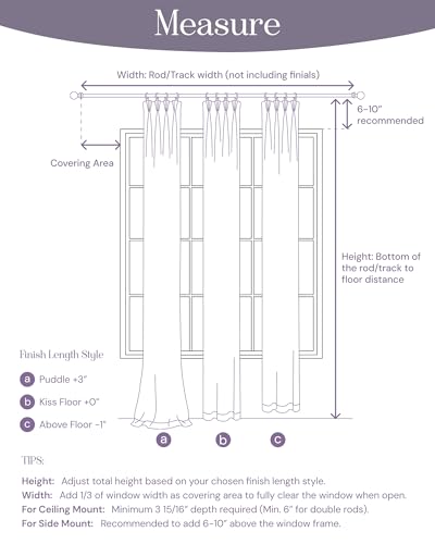 Image of Graywind Motorized Curtains with Track, Light Filtering Smart Curtains, Rechargeable Curtains Compatible with Alexa & Remote Control for Large Windows, Custom Drapes Up to 220 inch, Gilded (Cream)