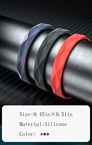 Image of RedUp Far Infrared Negative Ions Wristband Negative Ion Anti-Static Adjustable Silicone Sport Bracelets Anti-static Bracelet Waterproof Silicone Sports Bracelet for Women Men