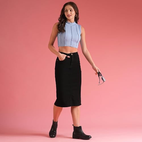 Image of Globus Women Skirt (GS573978 Charcoal 28)