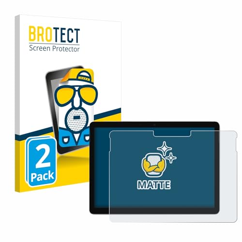 BROTECT Protector Pantalla Anti-Reflejos para Microsoft Surface Go 2 10.5' (2 Unidades) Película Mate Anti-Huellas