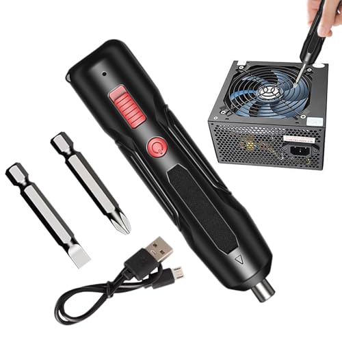 Destornillador eléctrico inalámbrico, juego de destornilladores eléctricos - Juego de destornilladores de PC inalámbrico recargable - Juego de destornilladores eléctricos portátiles para uso doméstico