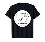 Tolles Russland Sowjetisch Sputnik Design mit der Aufschrift auf russisch – 4 Oktober 1957 . Schon mal von Sputnik gehört? Sputnik und Cosmonaut Gagarin kennen alle Weltraum und sowjet Fans.
