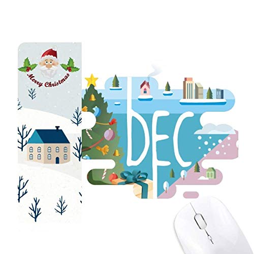 Tapis de souris décembre mois lumière : idée cadeau de noël maison originale et festive