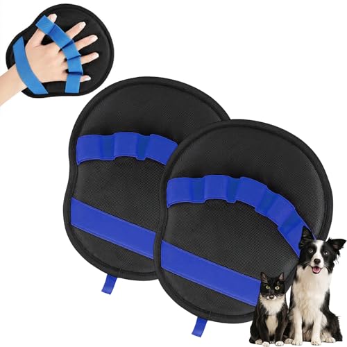 High-Density Polyester Fiber Grooming Brush Glove for Pet Removal