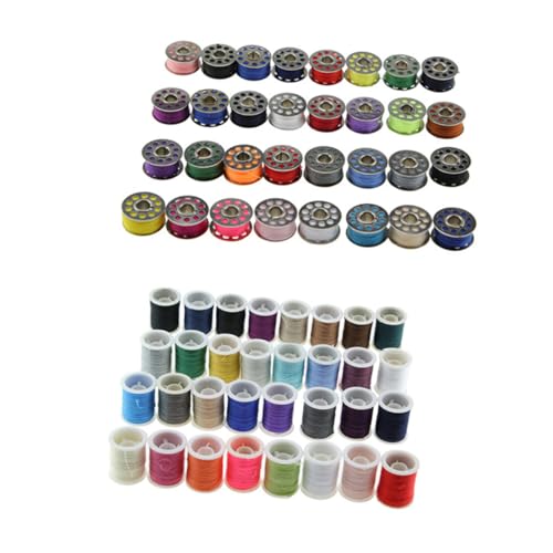 Hilos de costura coloridos STOBOK 60 unidades miniatura 2