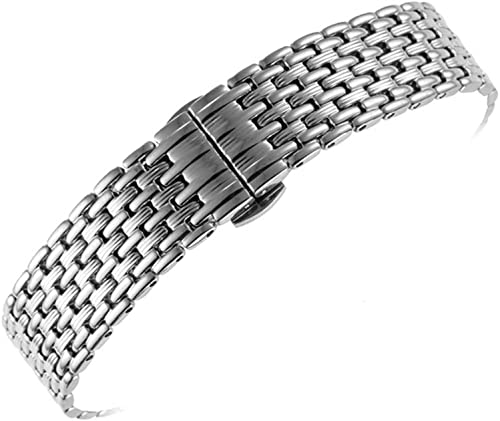 Bracelet de montre en acier inoxydable élégant pour le bureau et les soirées chic