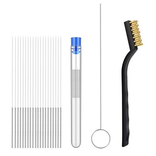 22Pcs 3D Printer Nozzle Cleaning Kit 1.5mm Clog Remover Tool