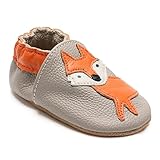 Sehr gut geeignet für kleine Kinder : Rutschfesten Wildledersohlen sowohl einen Schutz als auch eine Unterstützung für kleine Füße und hindern diese nicht am Wachstum. Es wird ein erstklassiger Schutz in Kombination mit einer guten Balance geboten.