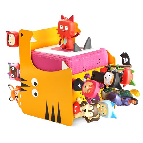 Tiger Tonie Storage Shelf for TonieBox 1 & 2, Holds 30-40 Tonie Figures